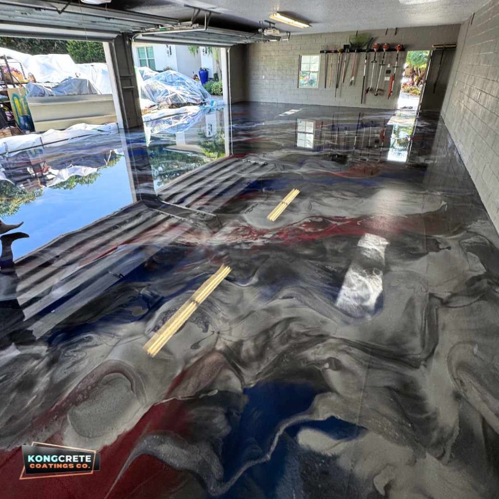Metallic Epoxy Flooring Orlando Kongcrete Coatings (4)