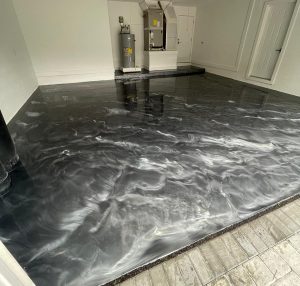 Greek Sea Metallic Floor - Kongcrete Coatings Co