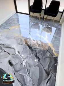 Metallic Epoxy Floor for Hair Salon Commercial Epoxy Metallic Coatings Kongcretecoatings (7) min