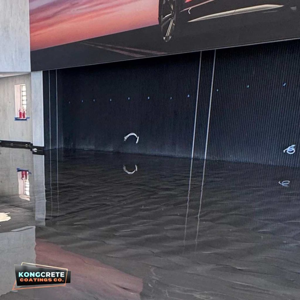 Car Dealership Metallic Epoxy Floor Kongcrete Coatings Co (19)