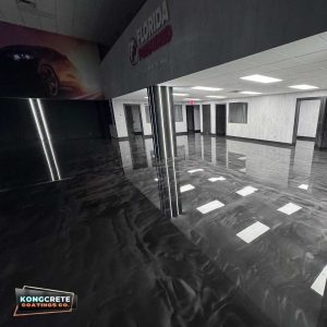 Car Dealership Metallic Epoxy Floor Kongcrete Coatings Co (28)