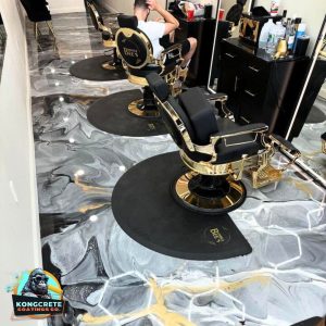 Metallic Epoxy Floor for Hair Salon Commercial Epoxy Metallic Coatings Kongcretecoatings.com (7) min